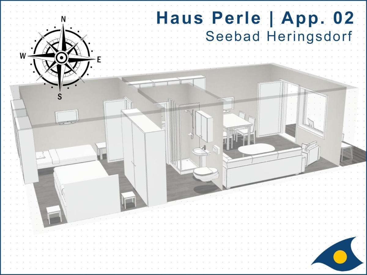 塞巴特黑灵斯多夫Haus Perle Whg 02公寓 外观 照片