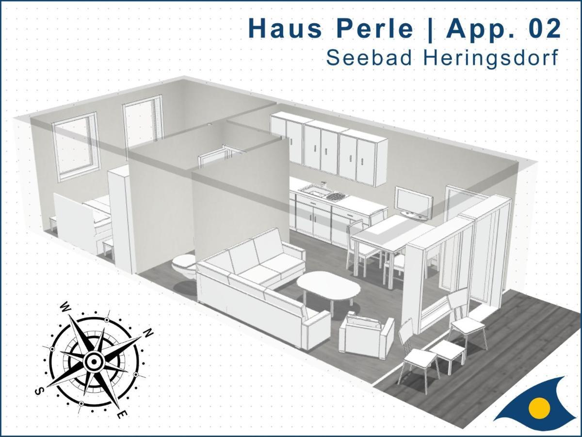 塞巴特黑灵斯多夫Haus Perle Whg 02公寓 外观 照片
